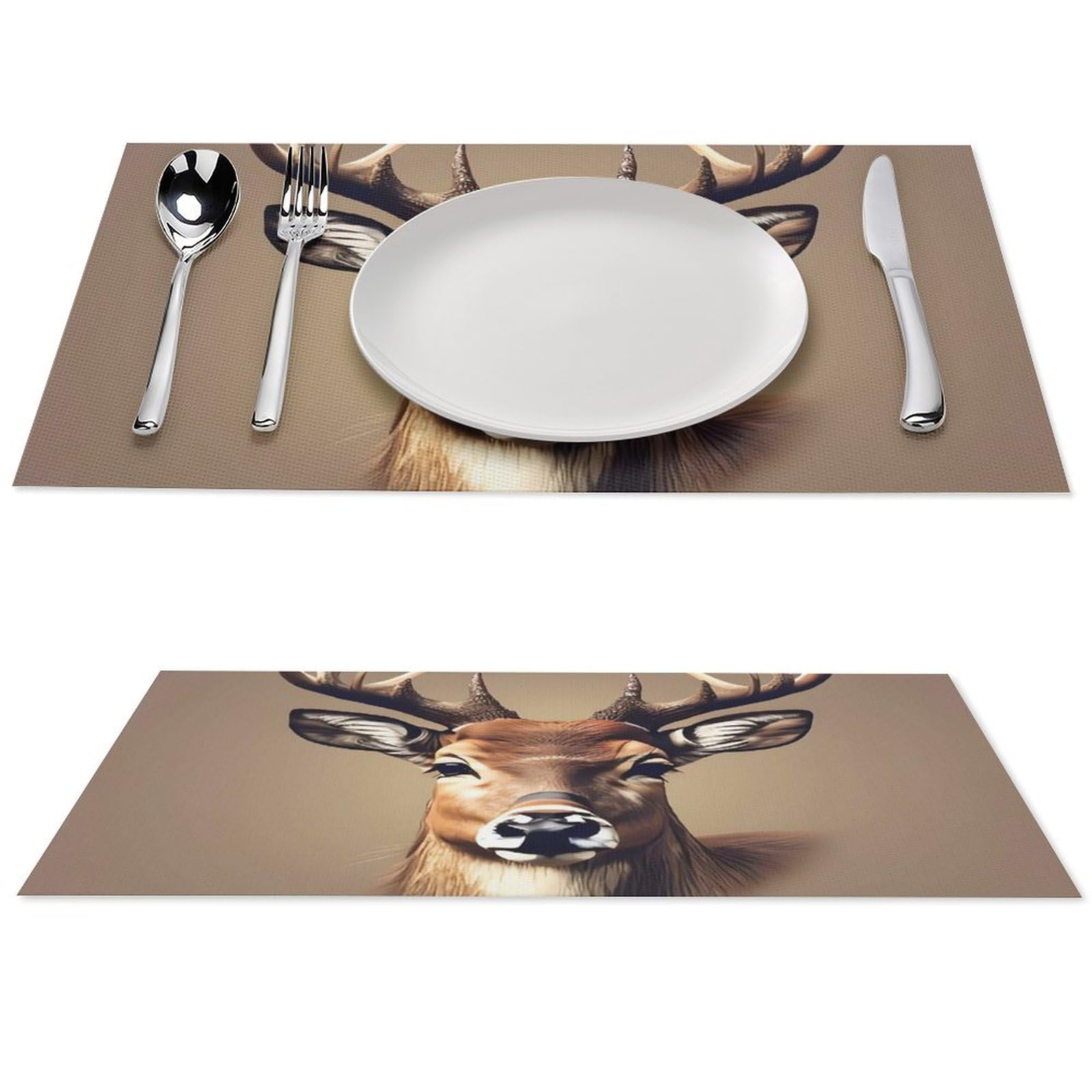 Sets de table en PVC lot de 4 antidérapants et lavables pour cuisine
