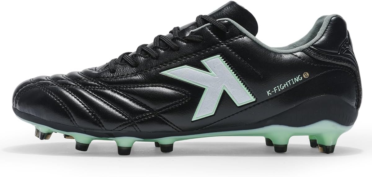 KELME Men's Soccer Cleats, Firm/Artificial Ground Shoes, for Outdoor Football Rugby Baseball Lightweight