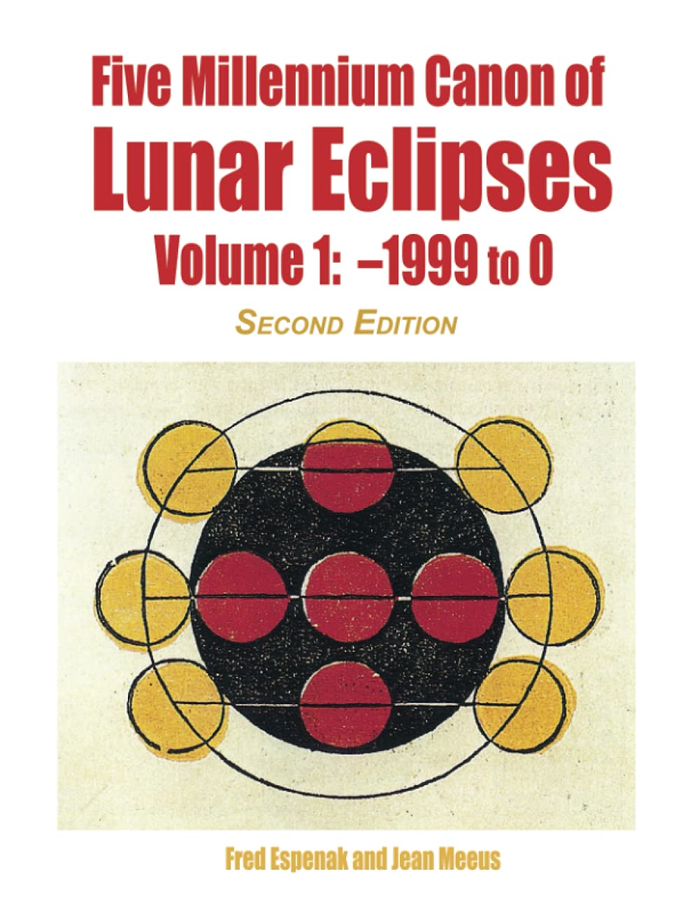 Five Millennium Canon of Lunar Eclipses: Volume 1: –1999 to 0