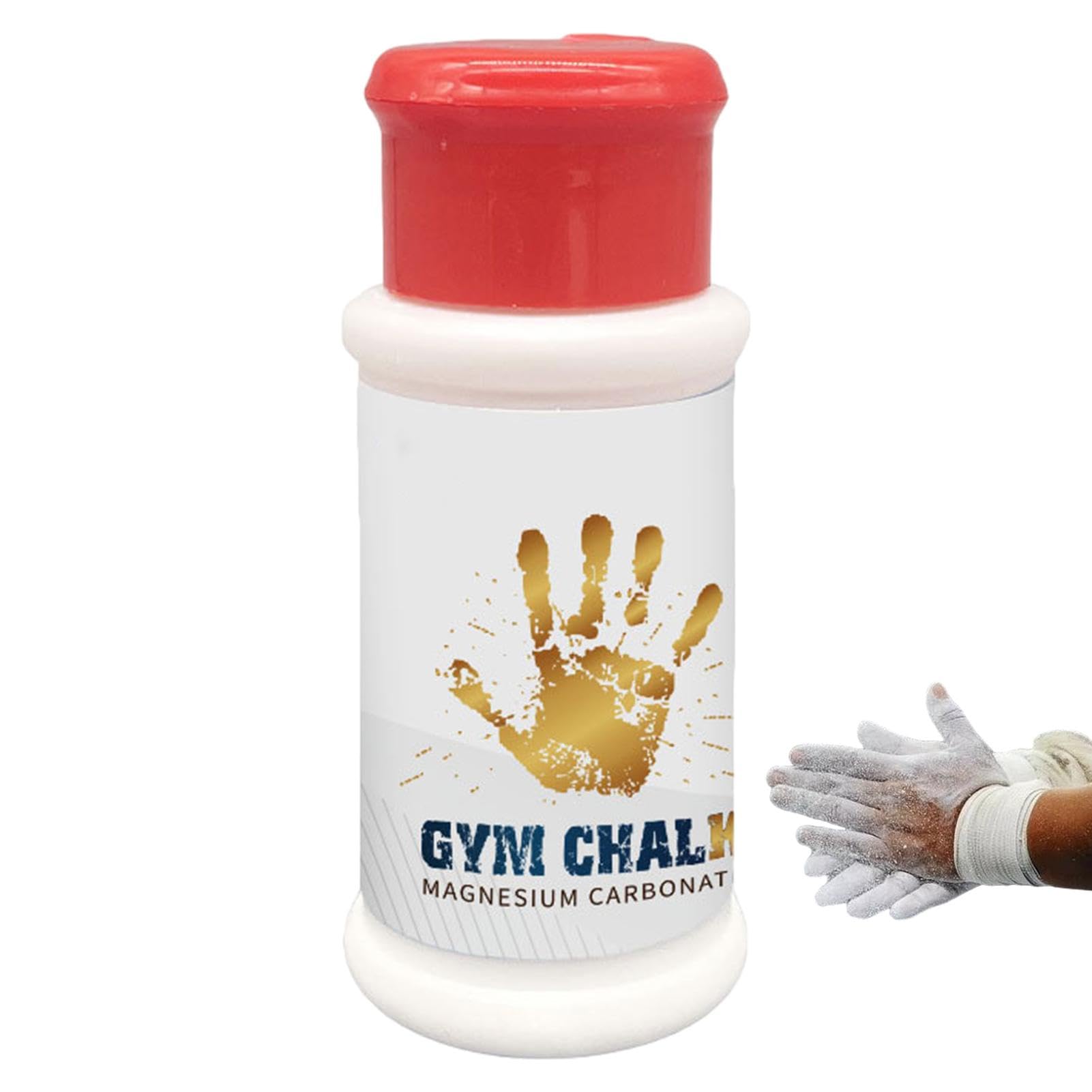 Tiza para levantamiento de pesas antideslizante absorbe sudor 60 ml magnesio fitness gimnasia baloncesto