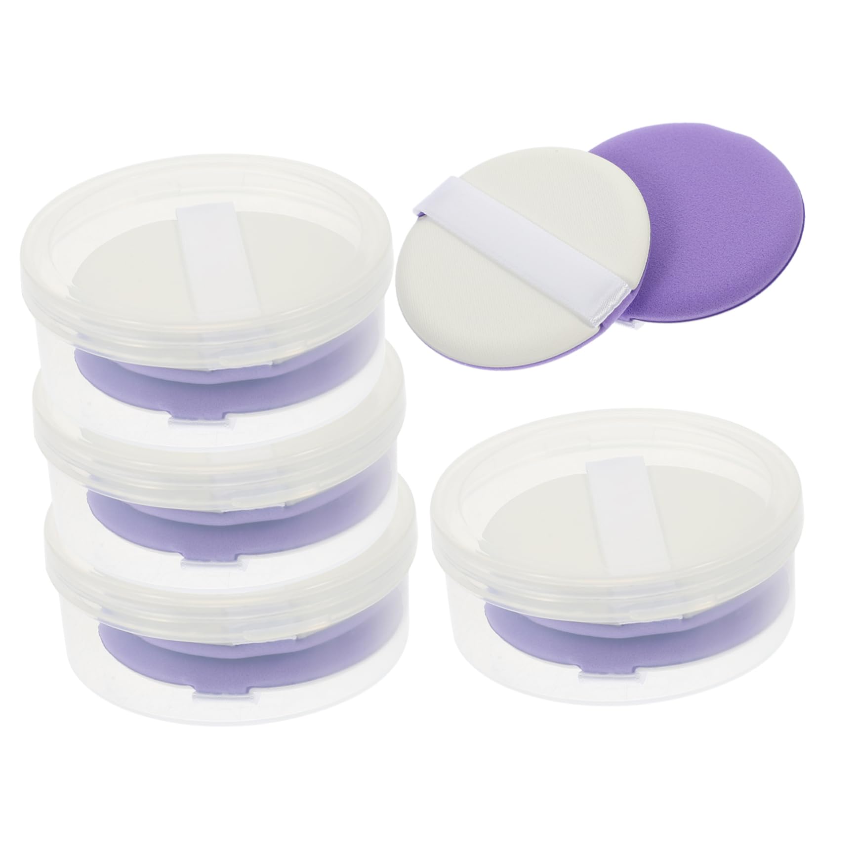15 Juegos De Esponjas De Maquillaje Húmedas Y Secas Para Base, Aplicador De Polvos, Esponja Redonda Para Maquillaje, Suministros De Maquillaje, Esponja Pequeña Para Maquillaje,