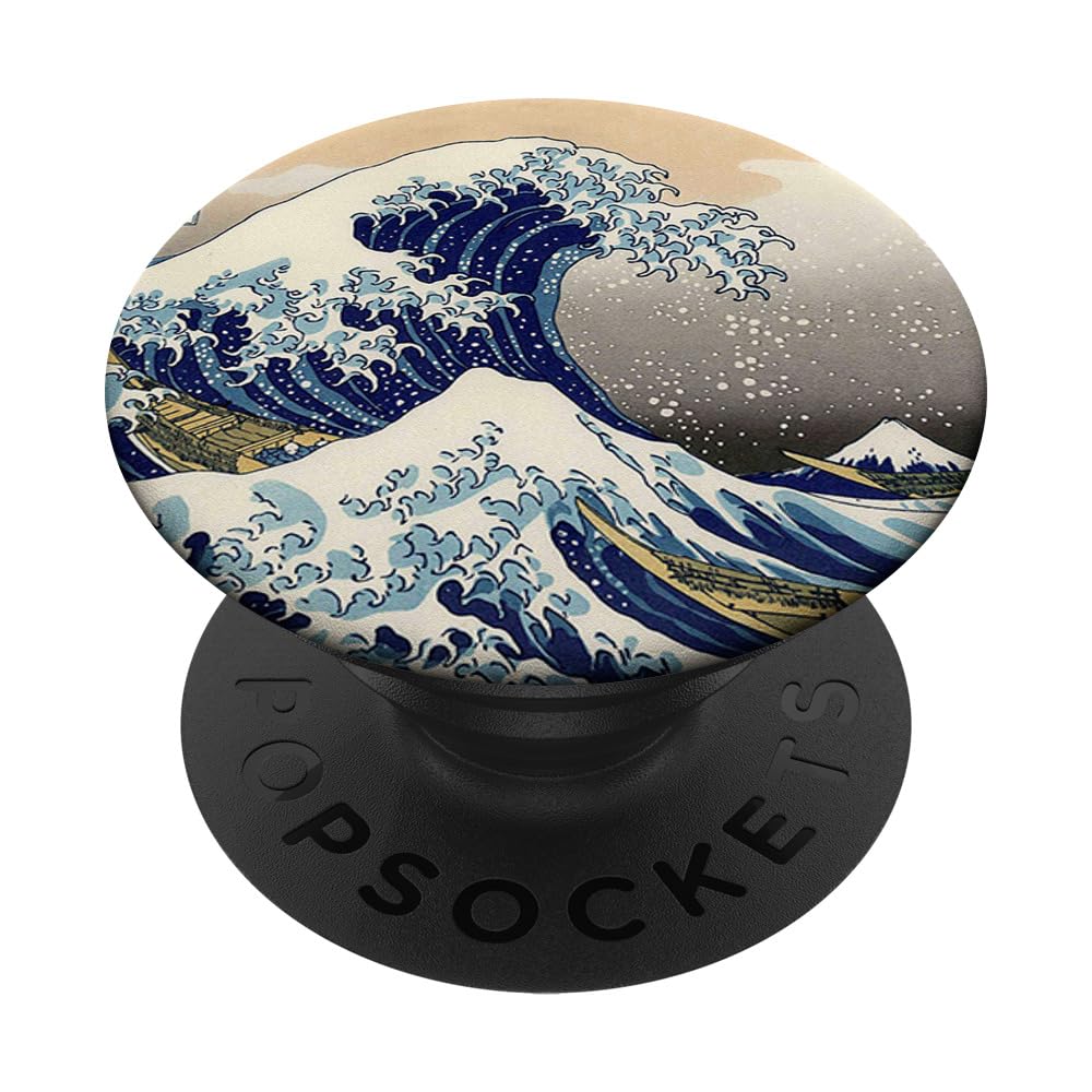 Japanese Culture Japan The Great Wave Off Kanagawa PopSockets Adhesive PopGrip