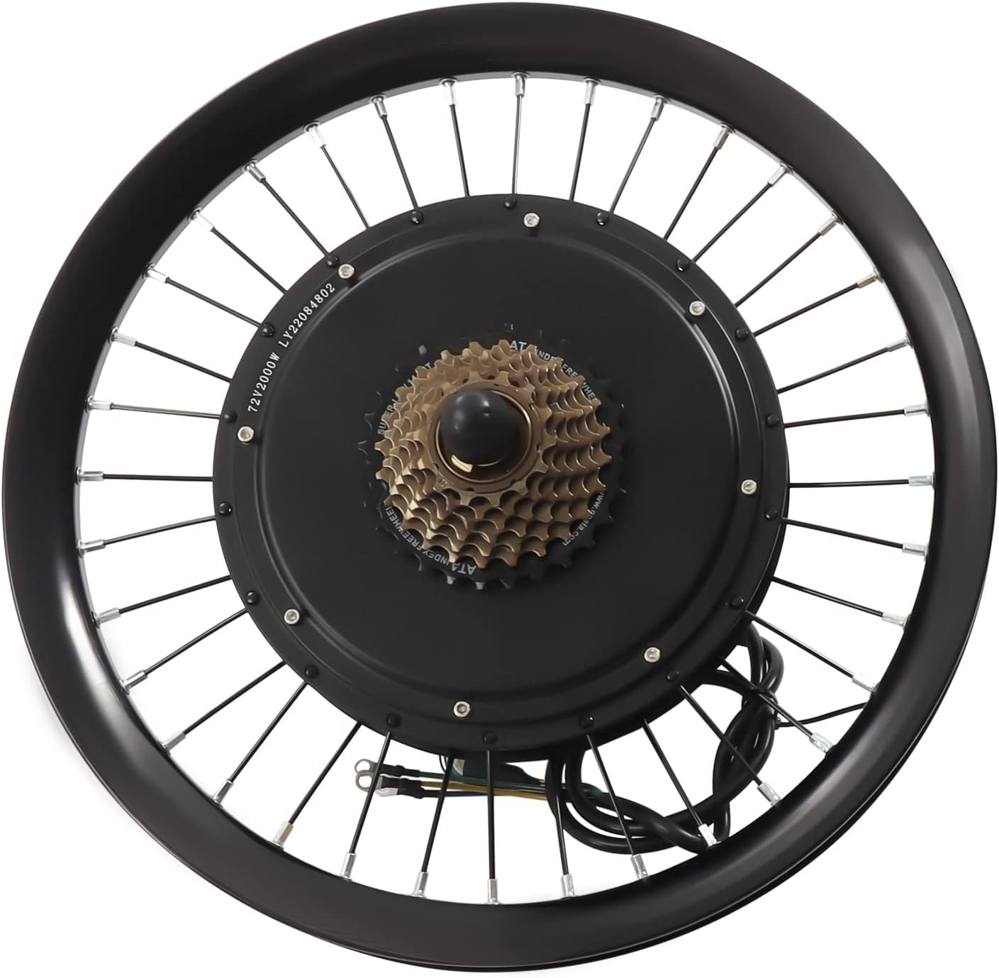 EurHomePlus 2000W Rear Wheel Motor, 2000W Electric Bike Kit,72V with Mutifunction