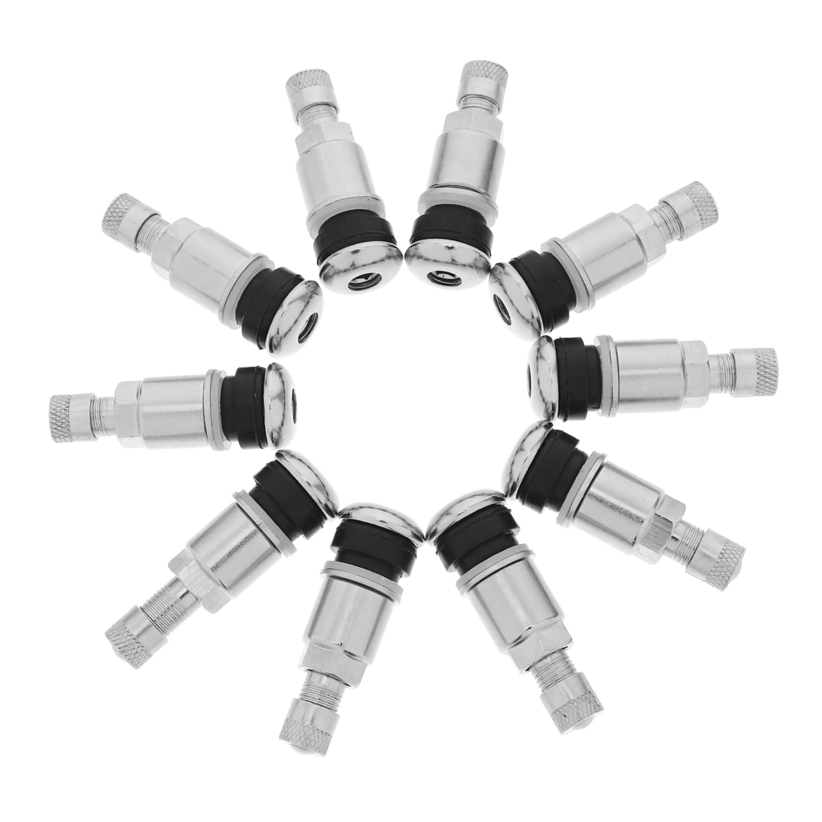 10Pièces Tiges de Valves de Pneus pour Voitures et Camions Fuite et Flexible pour Utilisation sur Types de Pneus