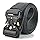 VIDSTW Cinturon Tactico Hombre, Cinturones de Lona de Nailon de Estilo Militar, Cinturón Militar Hombrev 1,5 Pulgadas, Cinturon Trabajo Hombre, para Montañas, Escalar, Entrenar (Gris Oscuro)
