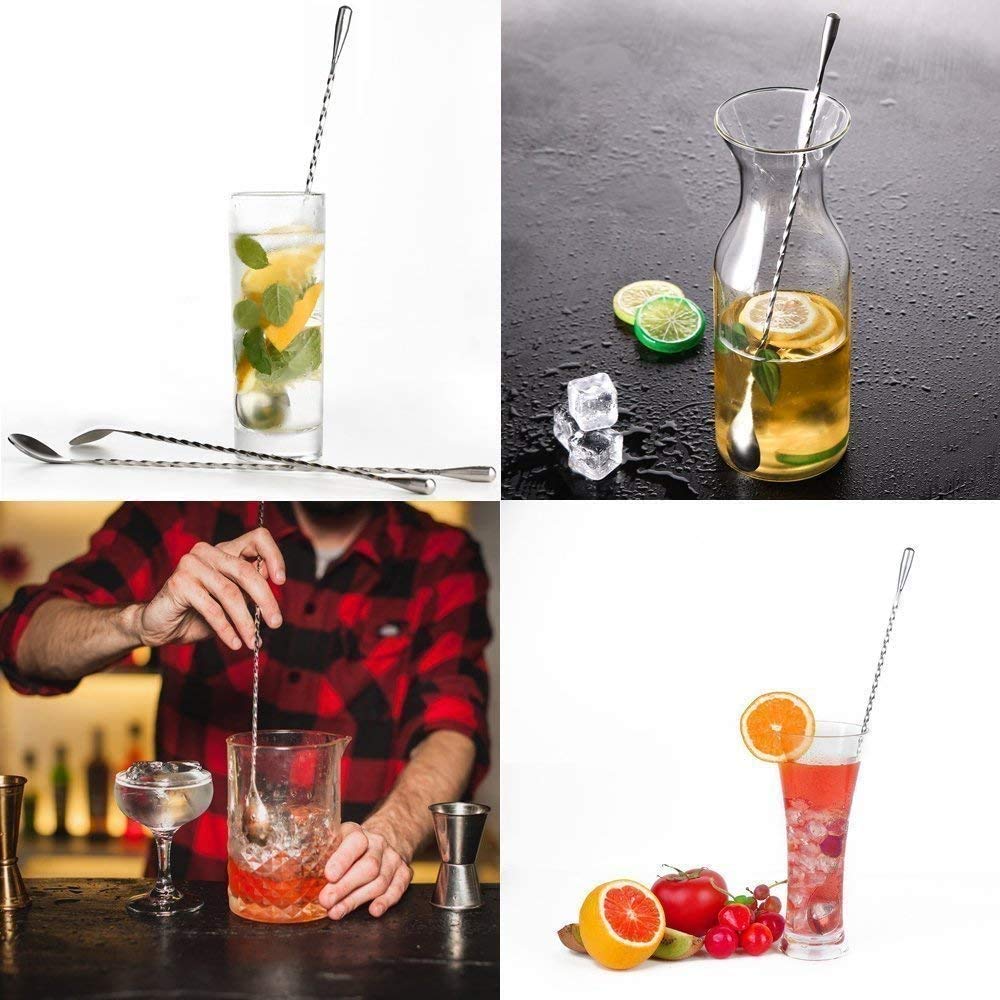 MAGICLULU 2 Pièces Cuillère De Barman Bâtonnets De Cocktail Petites