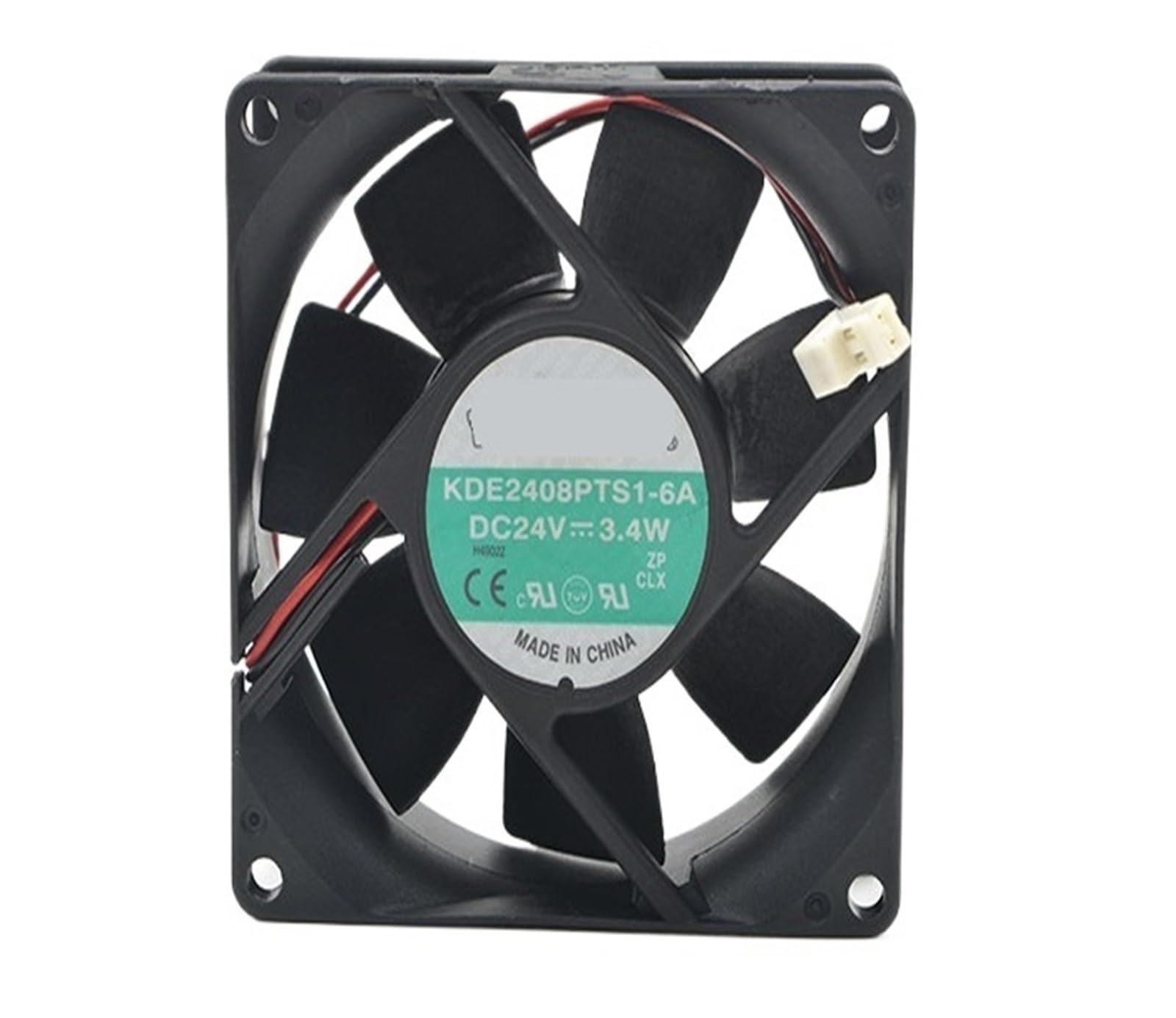 Ventilador de refrigeración 24V 3.4W con conexión de 2 cables
