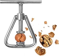 WENRERO Casse-Noix en Acier Inoxydable Pince Casse Noisette Pinces à Noix Robuste Pince Casse Noix Noyer Outil Ouvreur Casse Noix Métal pour Noix de Macadamia, Noisettes, Amandes, Noix de Pécan