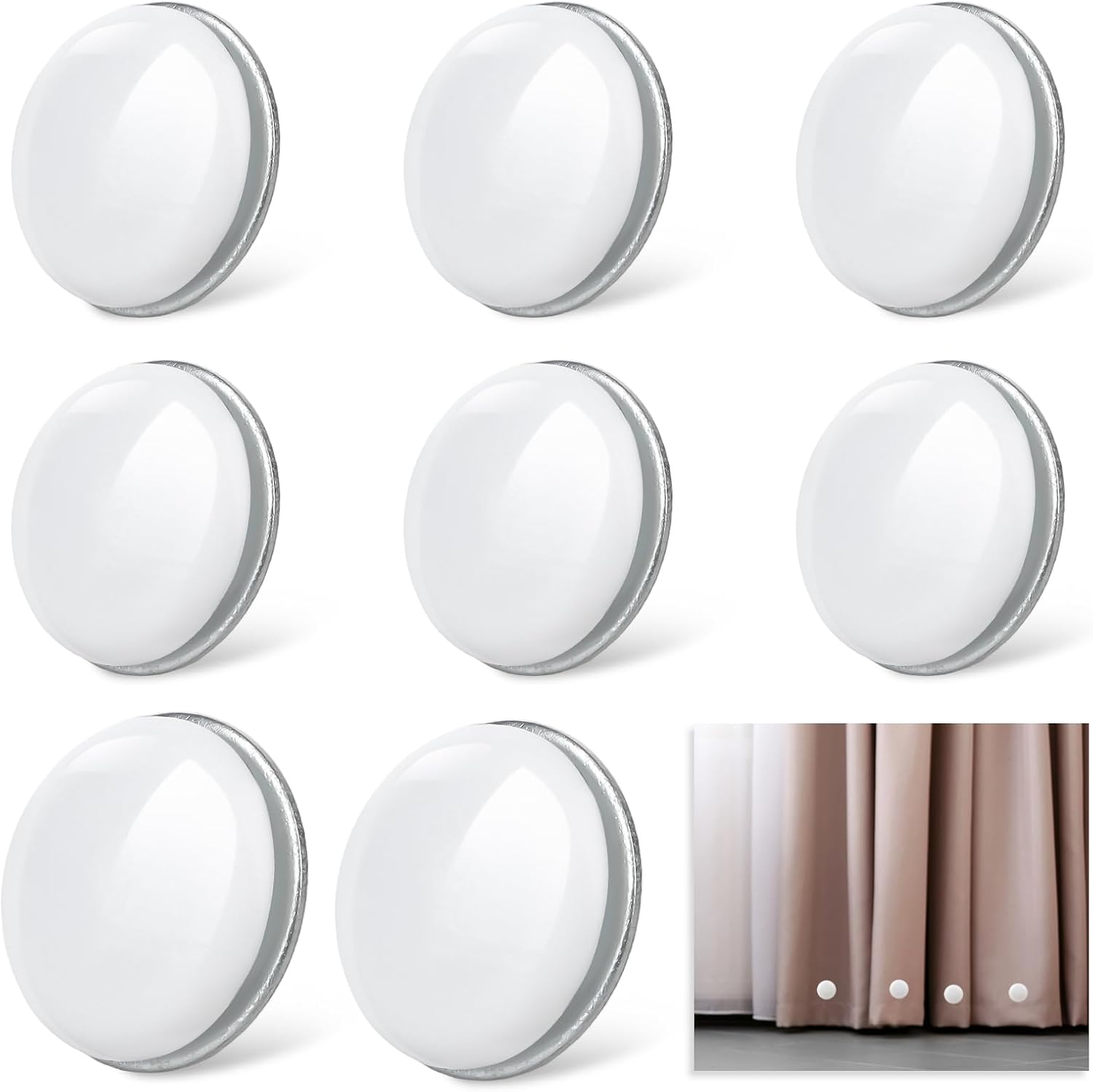 8Pcs Shower Curtain Weights for Bathroom,