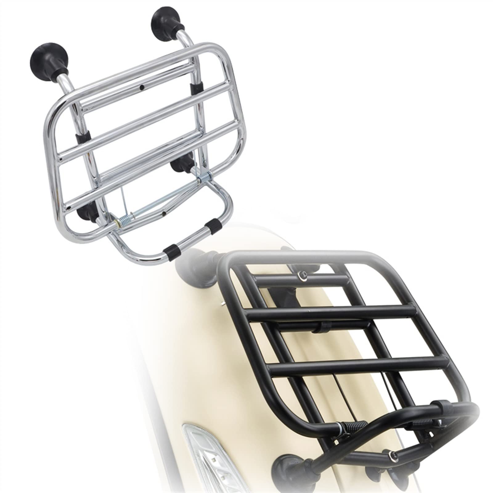 🧳 Portaequipajes Delantero De Acero Para Vespa Primavera/Sprint 150 (2015-2019) | Fácil Montaje