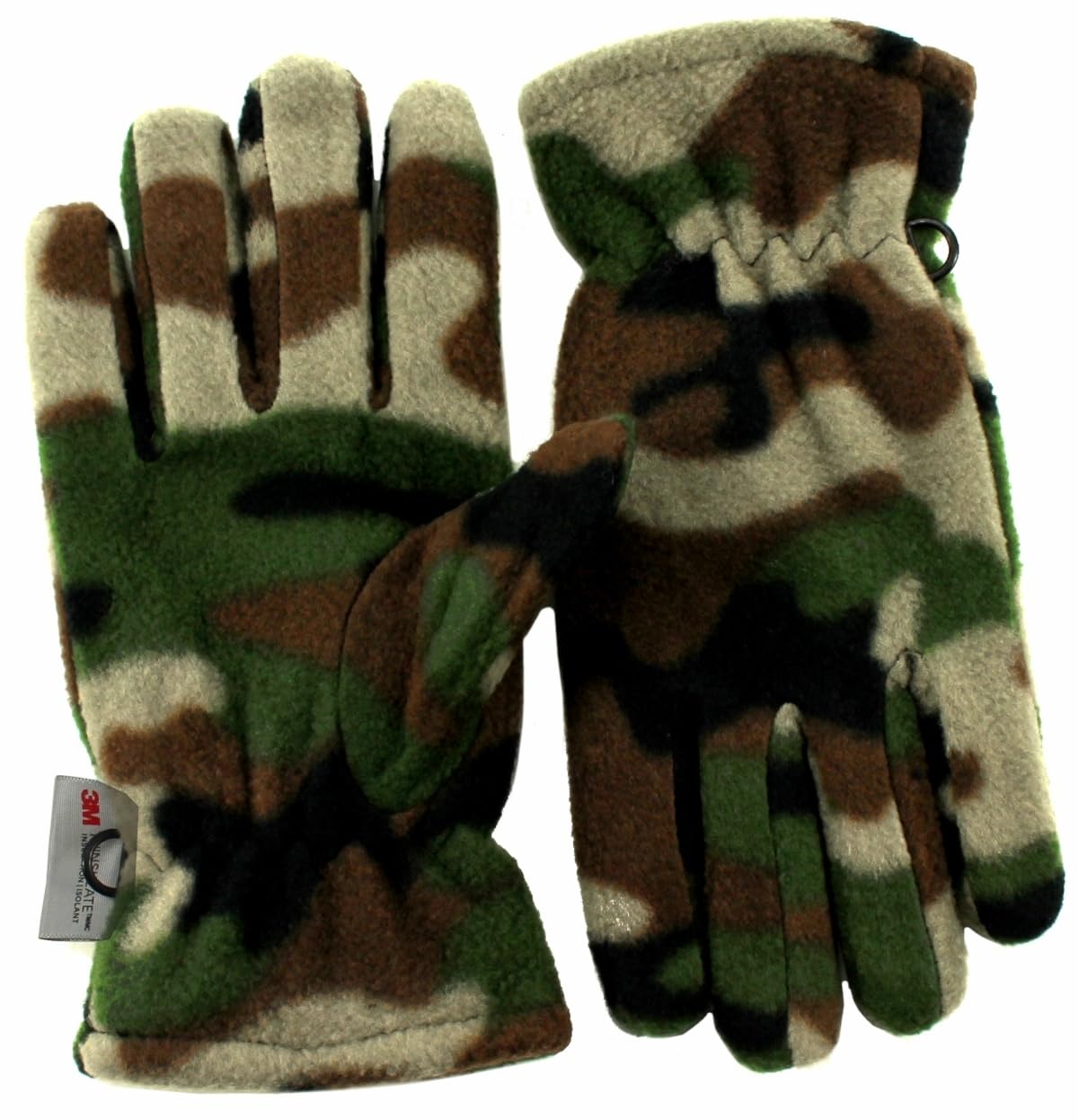 SSP Hats Camouflage Kids Gloves with Genuine Thinsulate™ Inner - Mixed Colours, 7-10yrs