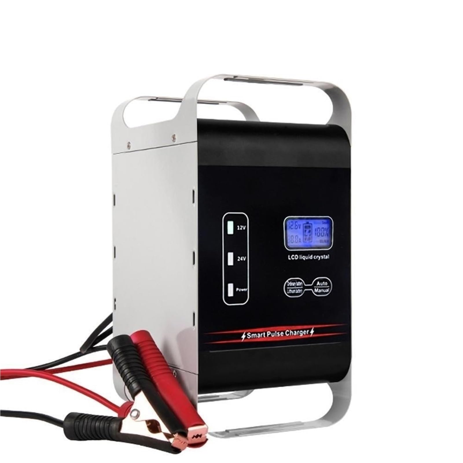 Cargador de Batería de Coche 12V 24V 600W de Gran Alcance la batería del Cargador Coche 6A - Móvil 100A 200A 400Ah Barco Auto Carretilla elevadora Almacenamiento