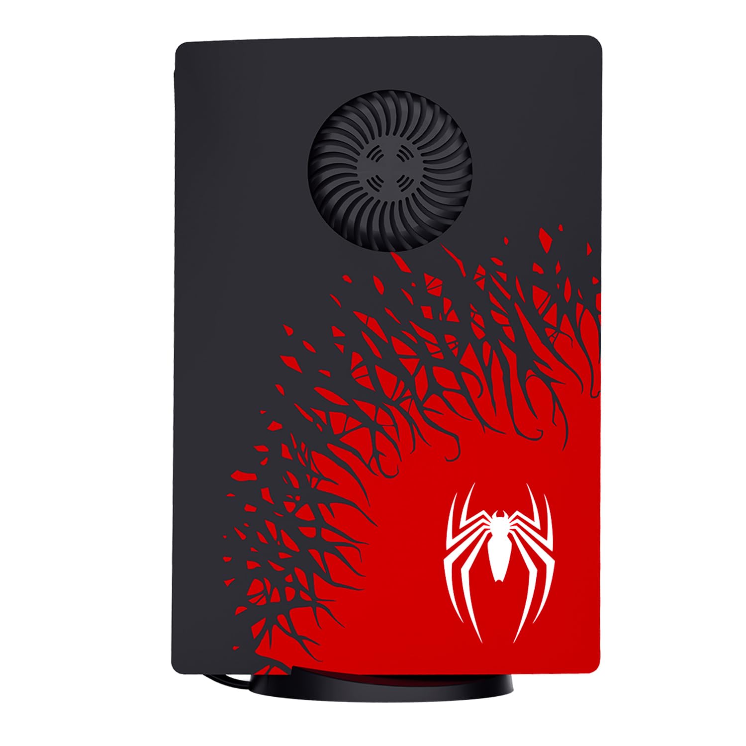 ElitePlay Spider - Piastra frontale di ricambio per PS5 con prese d'aria di raffreddamento, accessorio per Playstation 5 Disc Edition