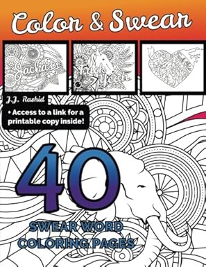 Amazon.com: Color & Swear: A Swear Word Coloring Book for Adults ...