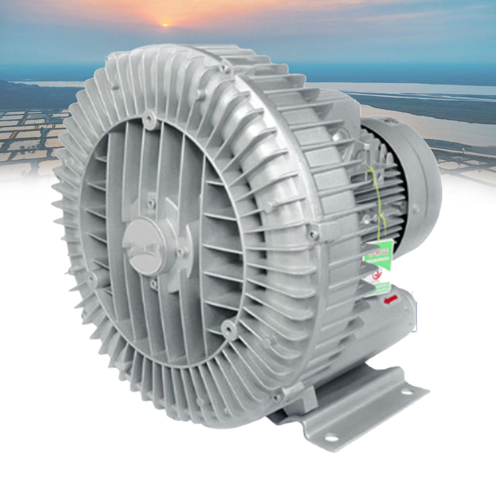 Pvxa Ide Channel Centrifugal Blower,Large Airflow Type High-Pressure Vortex Ring Blower, Regenerative Blower, for Air Blowing or Suction ThreePhase-2200W/2.95HP