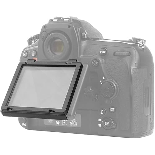 Screen Protector for Nikon D850 with Clip-On Frame - Shatterproof Snap Installation, No Adhesive or Bubbles, Anti-Scratch Edge Protection