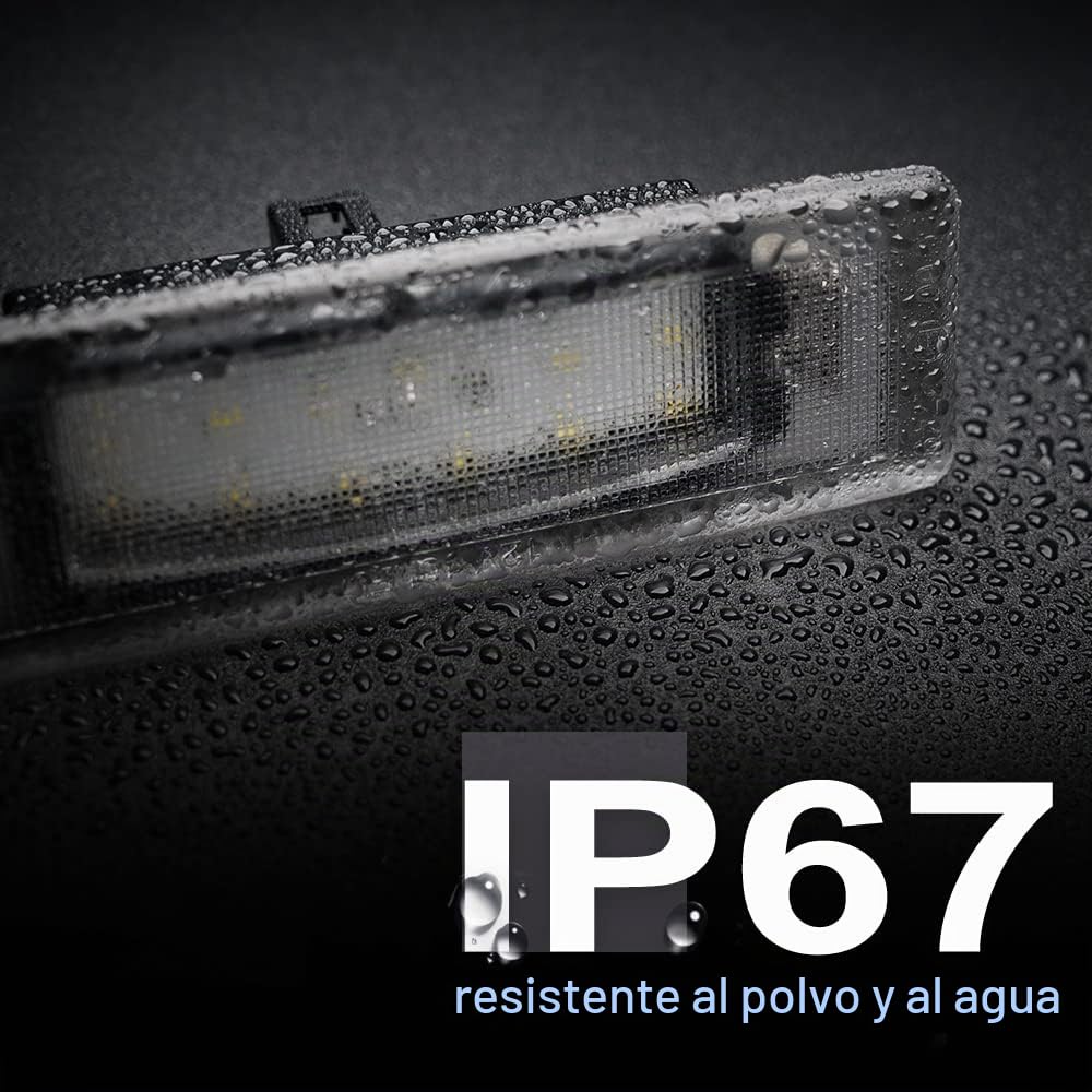 2x luces de matrícula LED blancas de xenón para Kia Sportage 2015-2020 Kia Proceed GT 2019-2021