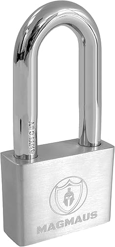 PDE50 Cerradura resistente con 3 llaves grillete anticorte  acero inoxidable candado resistente a la intemperie para uso en exteriores  Ideal para