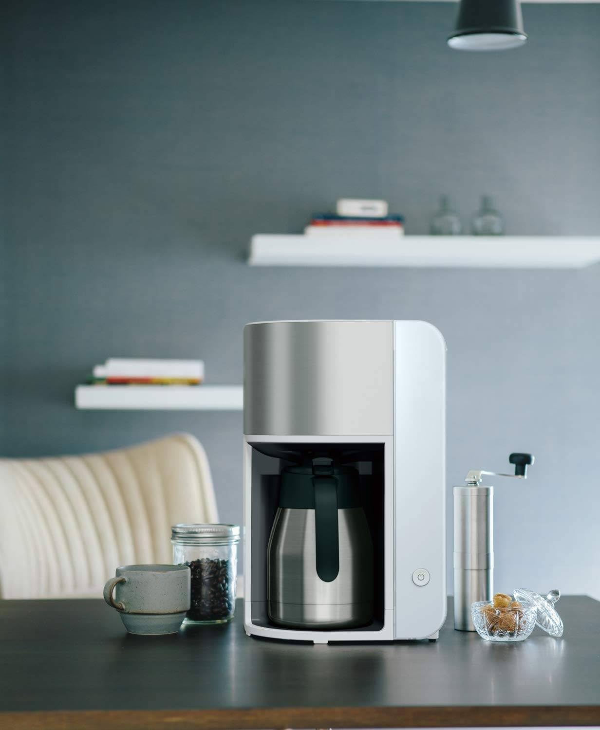Amazon | 真空断熱ポット コーヒーメーカー 1L ホワイト ECK-1000 WH