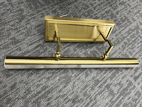 Image of BELS 24 Inch Picture Light for Wall, Gold Hardwired Wall Art Light with Marble Lampshade,270 Rotatable, Dimmable, Picture Frame Lights for Painting Gallery Living Room Bedroom