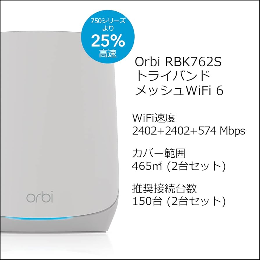 Amazon | 【正規品】ネットギア NETGEAR Orbi WiFi6 メッシュ