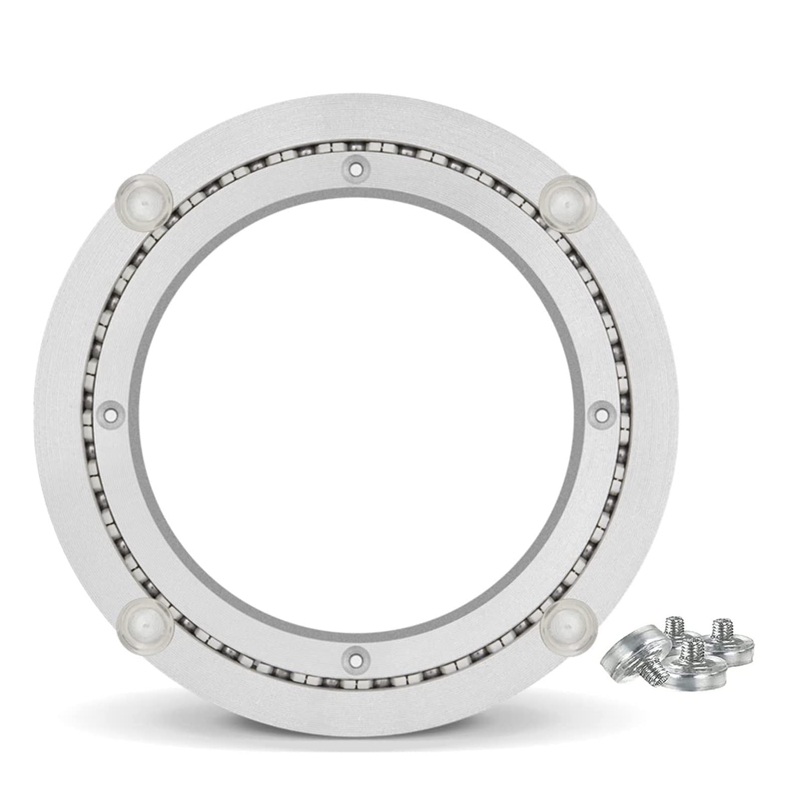 Piastra Girevole 360 Gradi Con Cuscinetti A Sfera - Per Scaffali, Espositori, Sedie - Foto 7