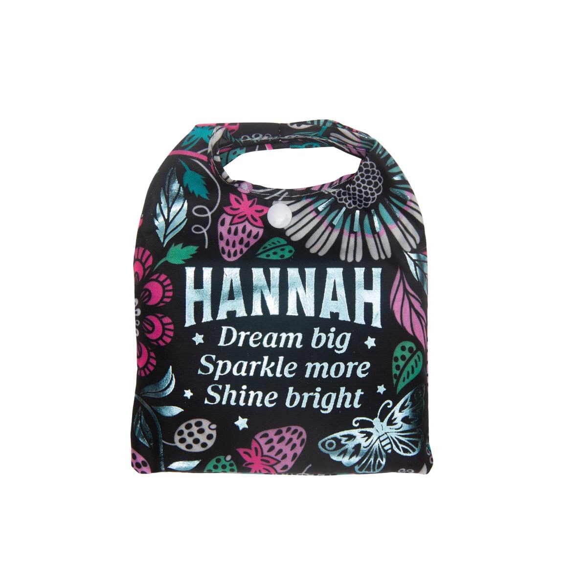 History & Heraldry Personalised Sparkle Shopper Bag (Hannah)
