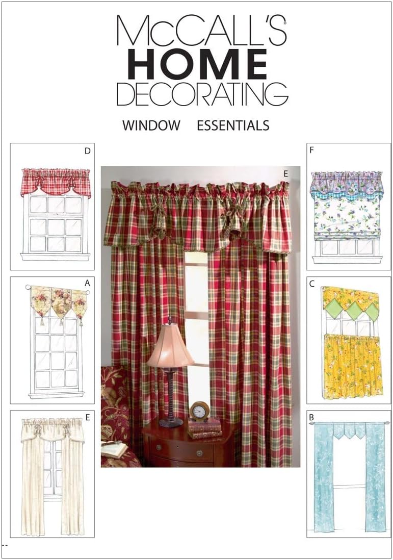 McCall's Patterns M4408 Window Essentials (Valances and Panels)