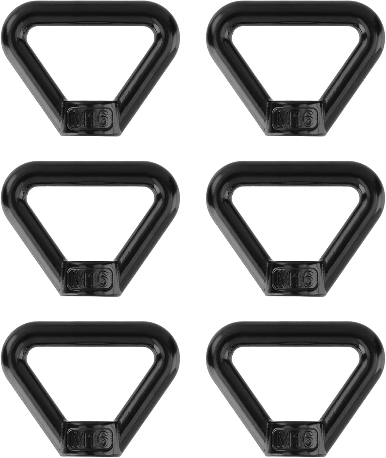 Antrader Lifting Eye Nut,M8 Triangle Ring Shape Lifting Eye Threaded Nut
