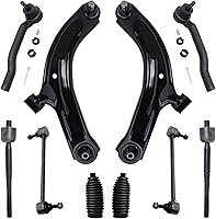 Vista 23 de Detroit Axle - Kit de suspensión delantera RWD de 10 piezas para Chevy GMC Silverado Sierra 1500 1999-2006, 2 brazos de control superior, 2 rótulas