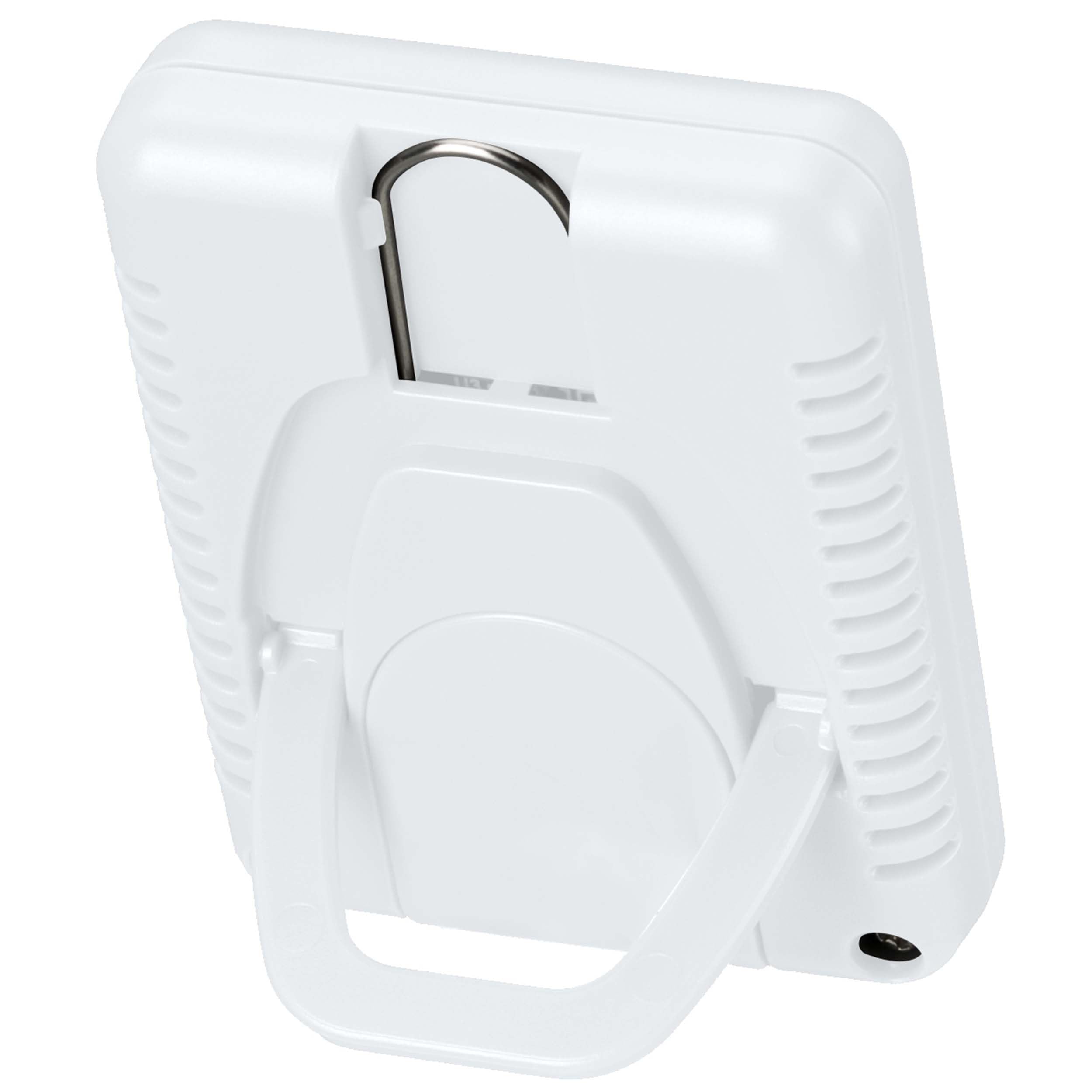 Bresser Termómetro higrómetro Temeo Hygro Indicator, juego de 3 unidades para instalación o montaje en pared con indicador de temperatura ambiente, blanco, 4,5 x 1,6 x 5,8 cm, blanco, pantalla 4,98 cm — view 7