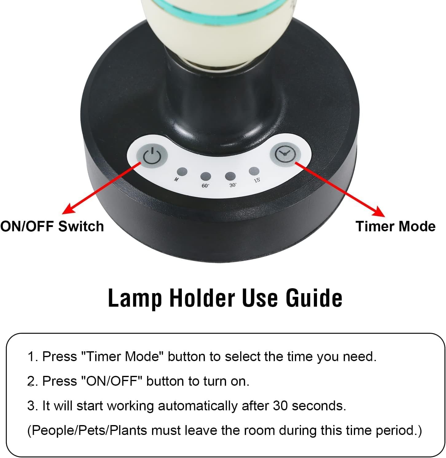 COOSPIDER UV 36Watts UV Sanitizer Lamp 2pack 72w with Remote Control Powerful UVC Light with E26 Base for Basement/Bedroom/Kitchen/Office/Storehouse/Car, 3-Gear Timer 110V Ozone Free