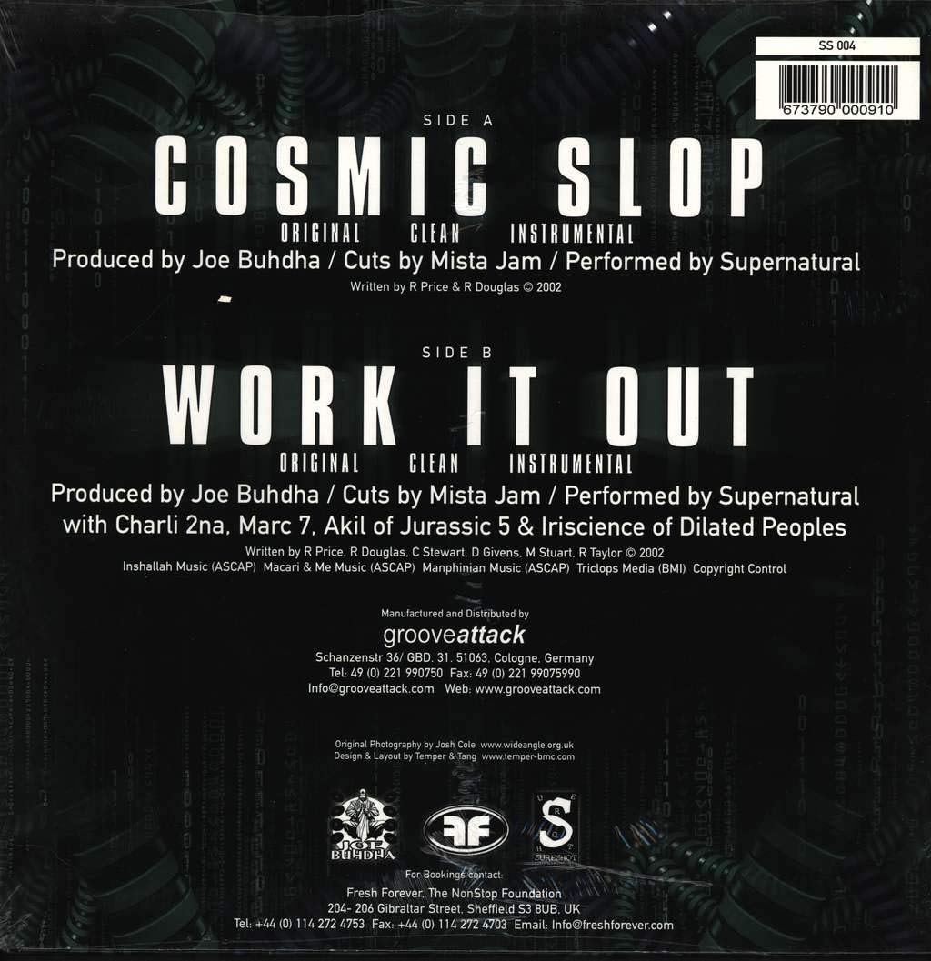 Cosmic Slop / Work It Out [Analog]