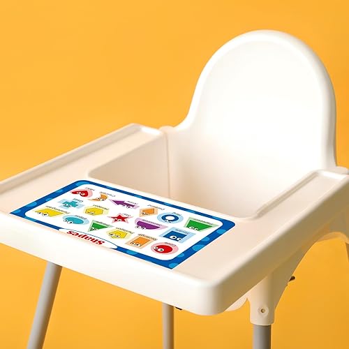 Miniatura 4 de Sawysine 6 manteles individuales para niños pequeños, para mesa de comedor, espacio de actividad, regalo para niñas, lavables, reutilizables,