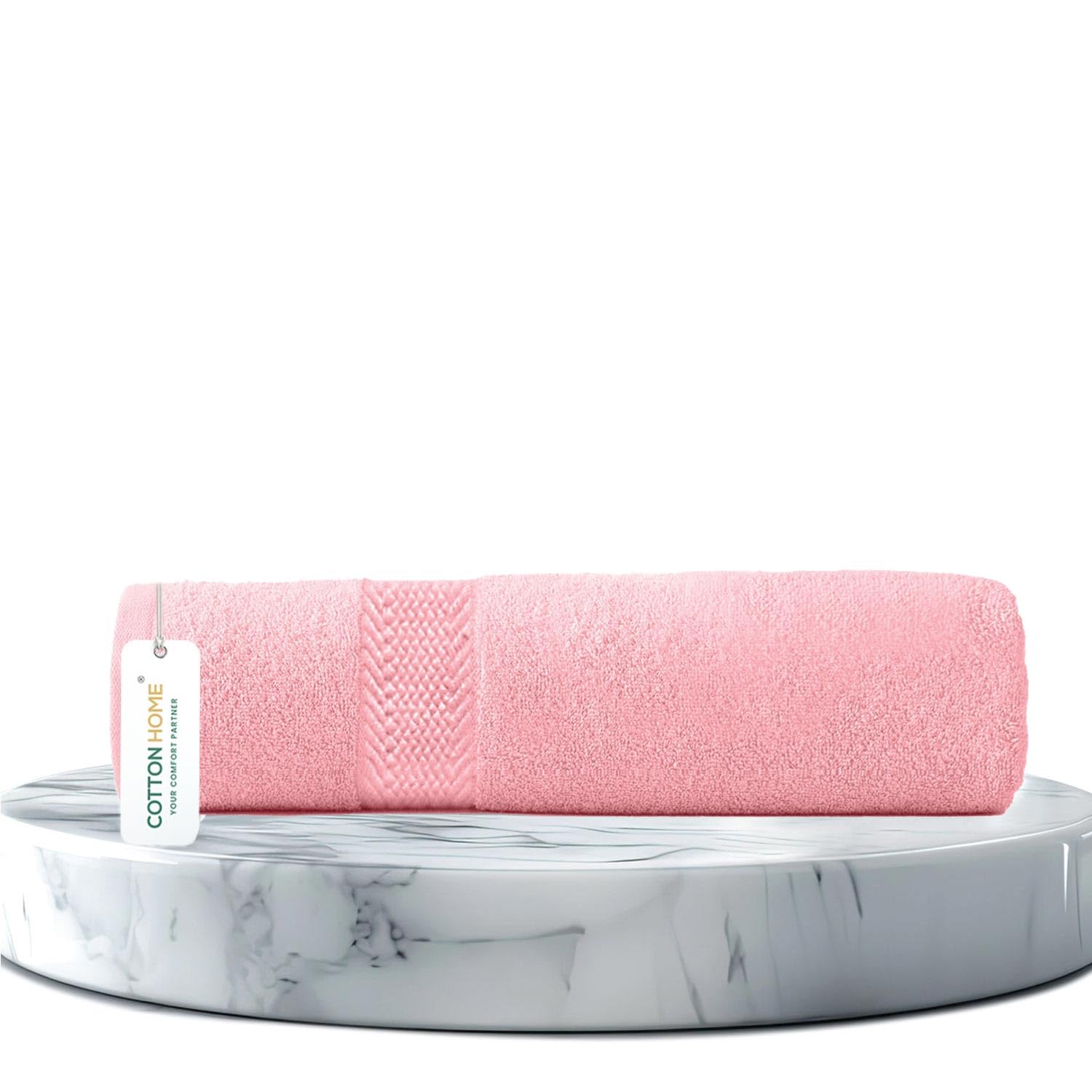 Cotton Home 1PC Bath Towel 100 Cotton 70x140 cm / 27x55 inches Extra Large Dusty Pink 1PC Bath Towel Soft and High Absorbent Super Soft Quality Towel