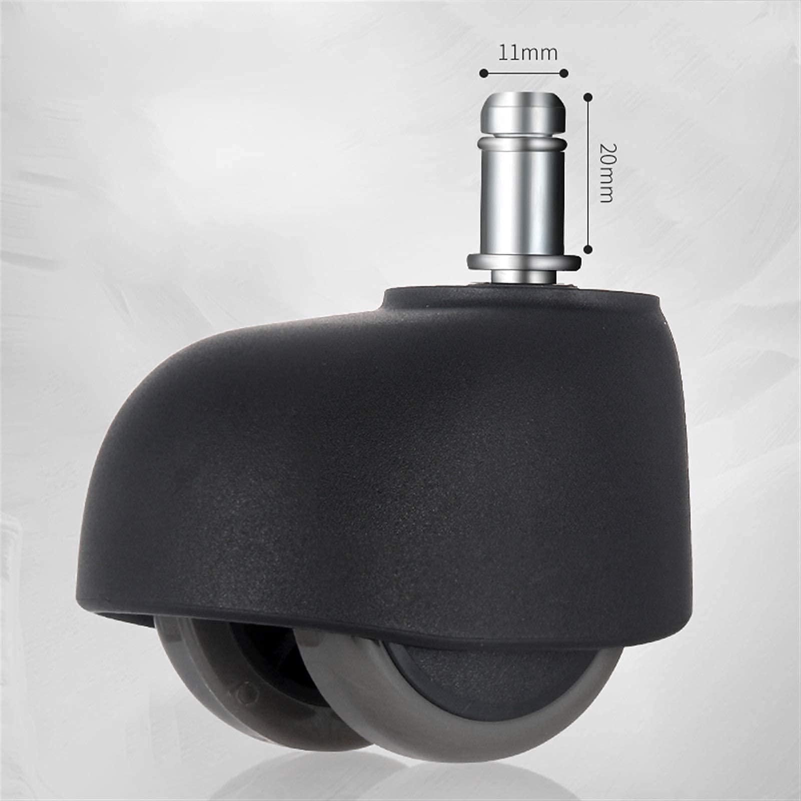 roulettes à plaques Accessoires de Chaise d'ordinateur Accessoires de Chaise pivotante Roues de Chaise de Bureau Roue de Chaise pivotante Roulette Universelle Roue de Landau