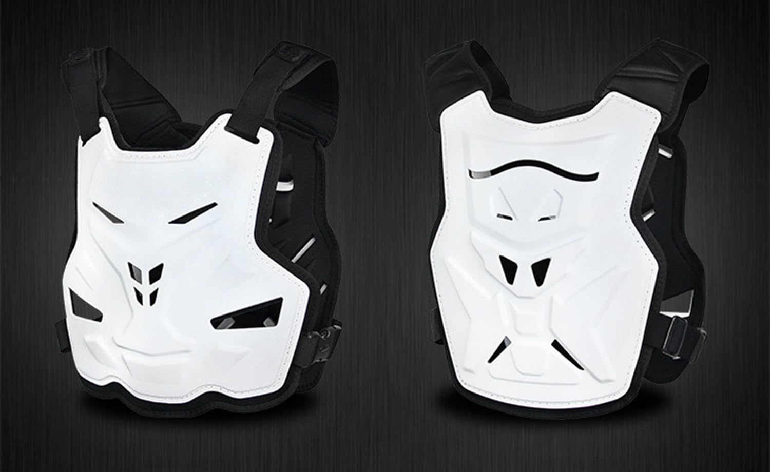 XEPAJS Gilet De Protection Moto Cross - Plastron Armure Dorsale Poitrine Pour Adulte - Motocross, Ski, Snowboard