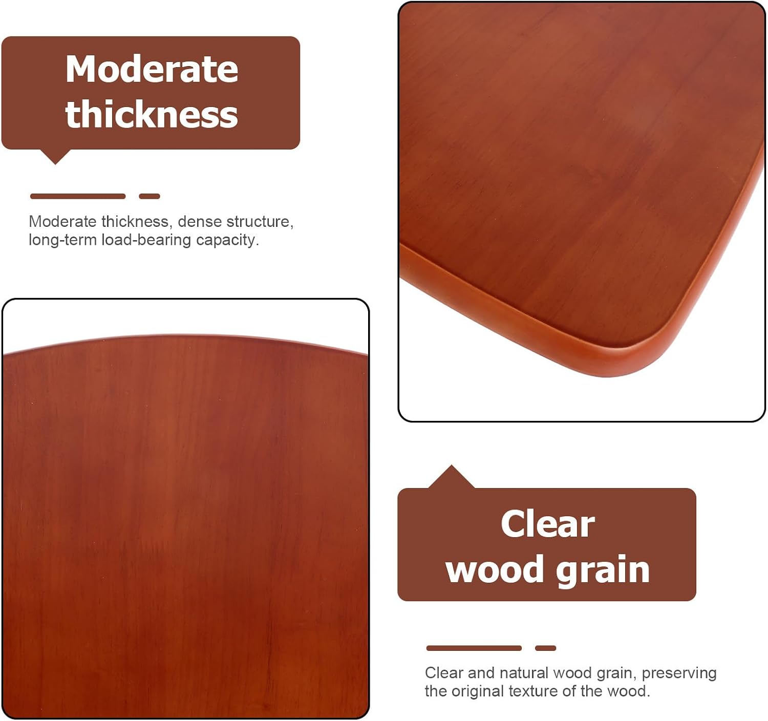Dining Chair Seat Replacement: Square Seat Pad for Wooden Stool Repair - Easy to Clean - Bar Stool Seating Top Part for Home Gatherings Event & Party Use 16.93in Front 14.37in Back