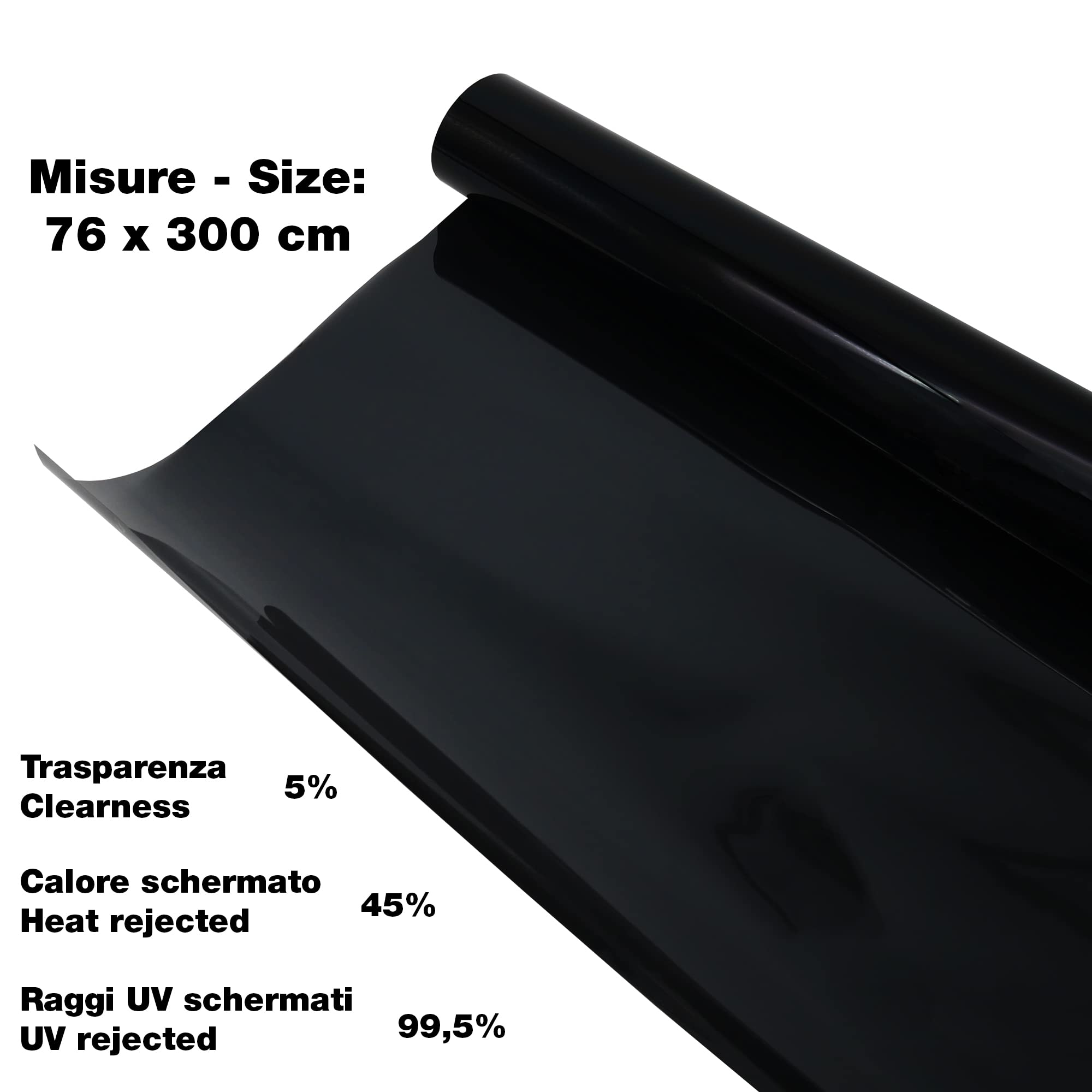 Simoni Racing SWF/11 Pellicola per Vetri Oscurante, Nera