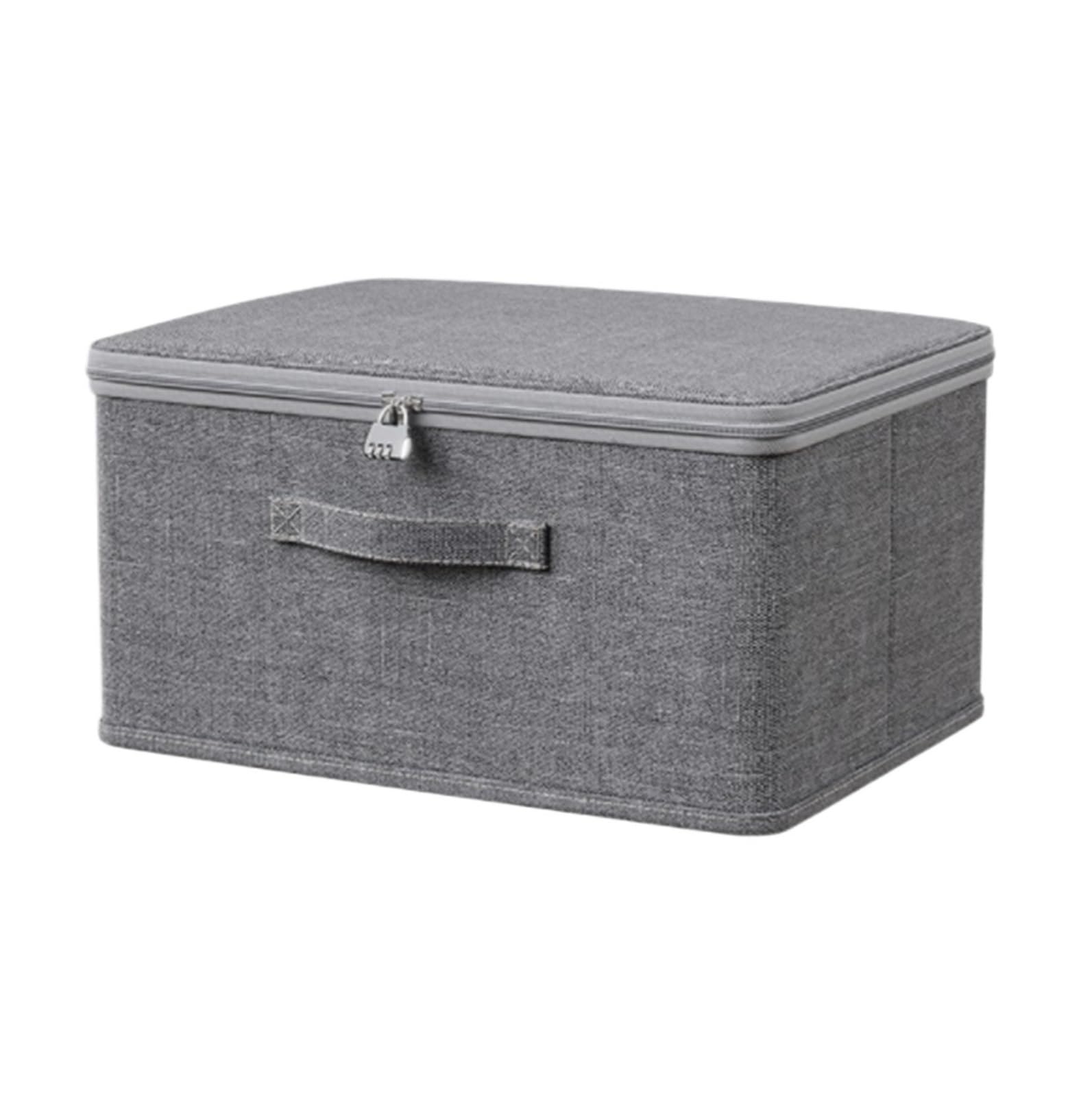 Cajas Almacenaje Organizador Armario Bolsa De Almacenamiento Debajo De La Cama con Asa Y Cremallera For Mantas, Sábanas, Almohadas Y Toallas Bolsas Almacenaje Ropa Mantas(40x30x21cm)