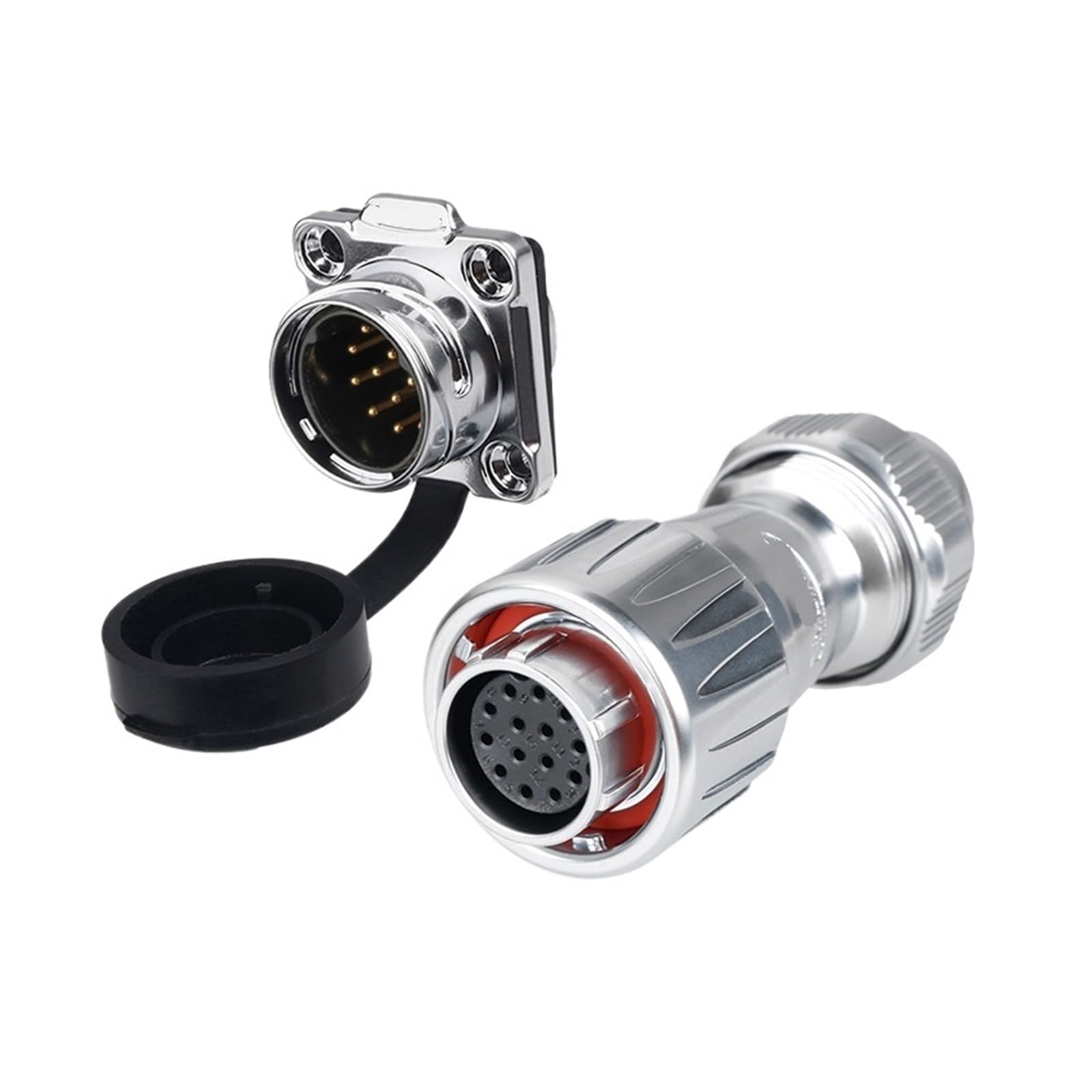 Conector aviación DZ-20 de 14 núcleos que evita desconexiones por vibración industrial