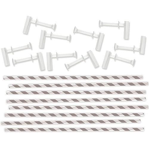 Miniatura 3 de We R Memory Keepers 0633356713463 - Tablero perforador y pajitas de molinete para tablero, color gris (10 piezas)