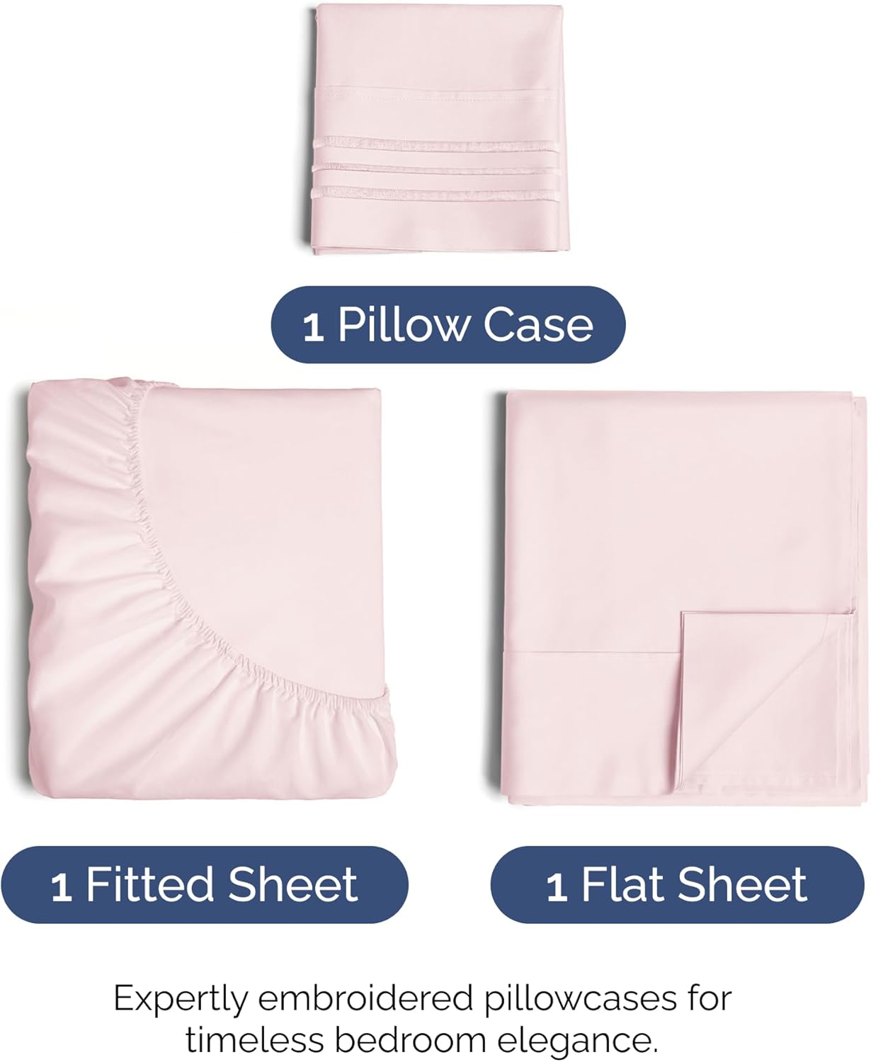 twin size 3 piece sheet set - comfy breathable & cooling bed sheets set - hotel luxury bedding for women, men, kids, teens, boys & girls - deep pockets, soft, wrinkle free - oeko-tex - lavender pink 30 - lavender pink twin