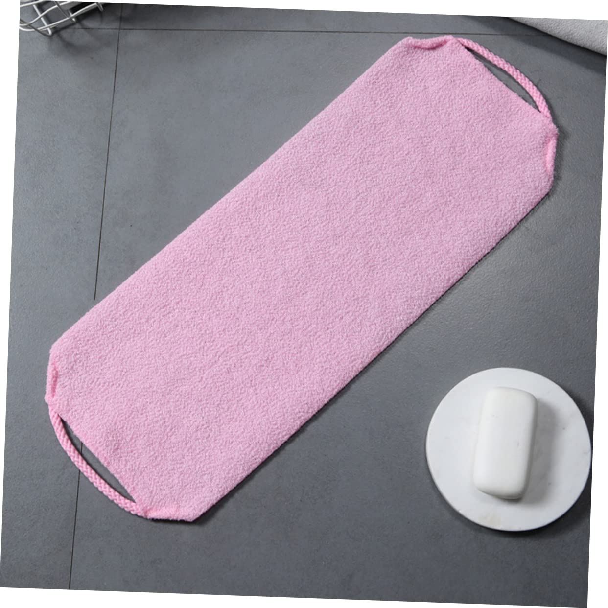 Ipetboom 9pezzi Asciugamani Scrub Per Corpo Teli Da Bagno Esfolianti Per Schiena Design Pratico Per Pulizia Profonda e Veloce Di Colori Roccia Latte