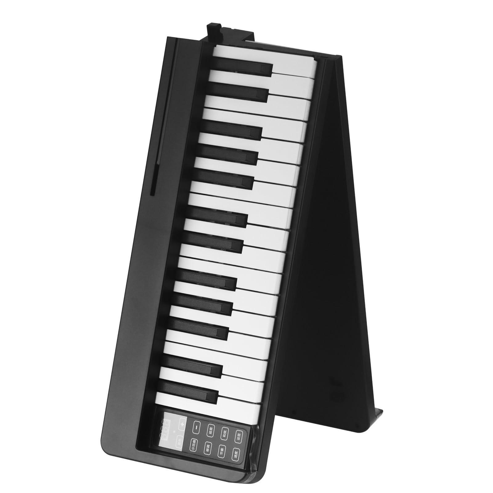 Tastiera Elettronica Professionale Pianoforte Elettronico Pieghevole A 61 Tasti Pianoforte Elettronico Portatile Per Principianti(Bk)