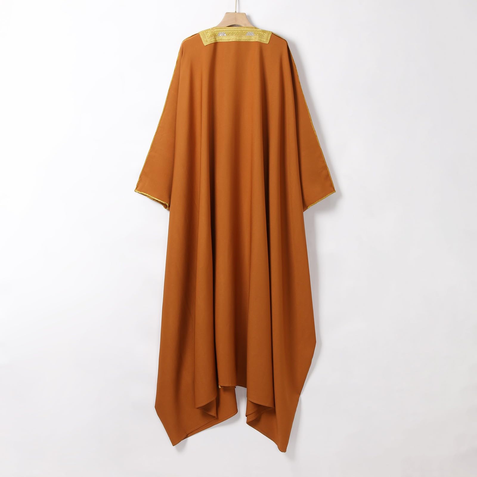 Muzułmańska tunika na Bliski Wschód, arabski szlafrok męski, odzież modlitewna dla mężczyzn, retro, tunika, długie rękawy, Dubaj, arabska kaftan, islamska sukienka
