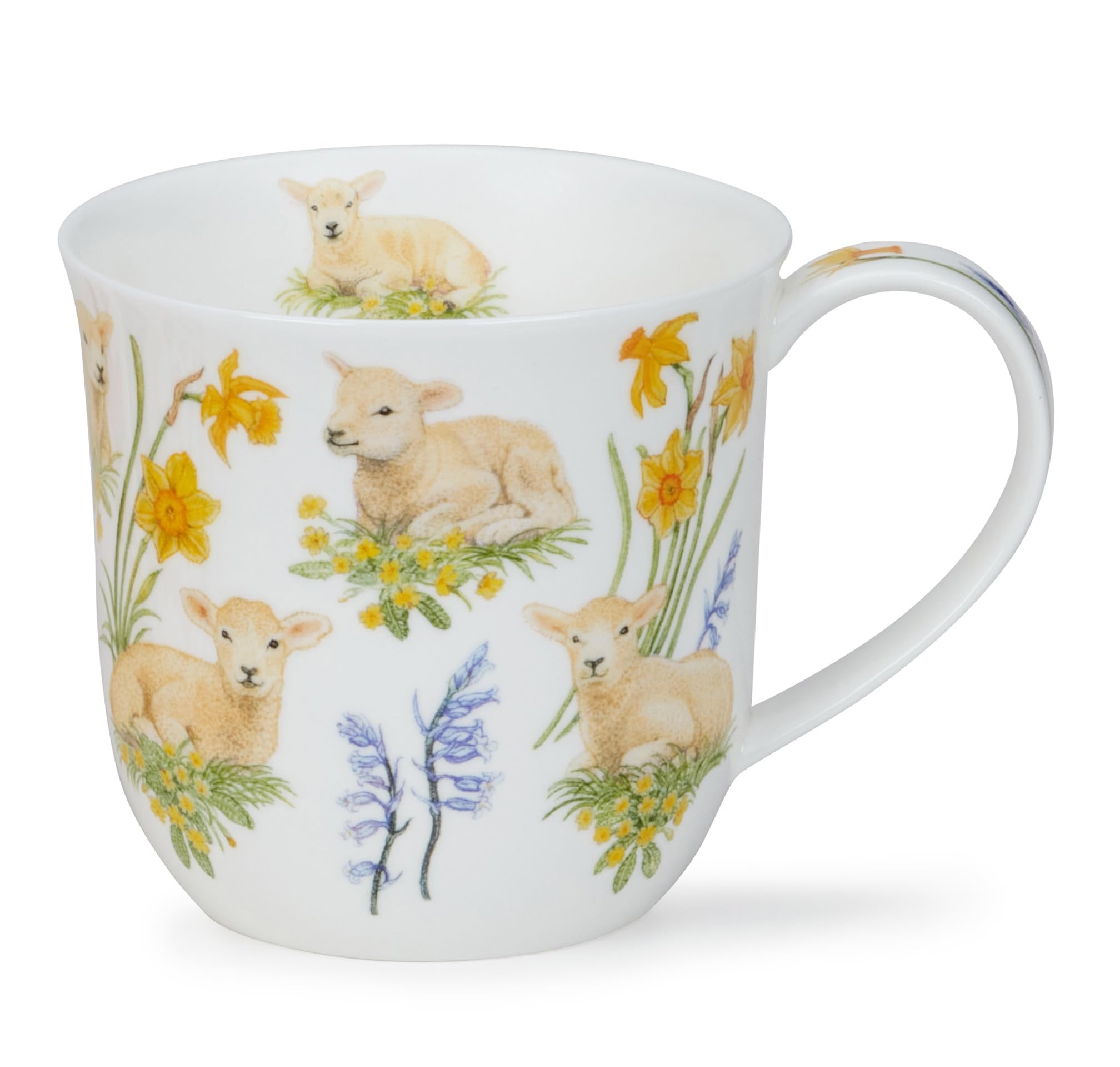 Tasse en porcelaine fine Dunoon Cumbrae Lambs de 0,45 l pour le thé