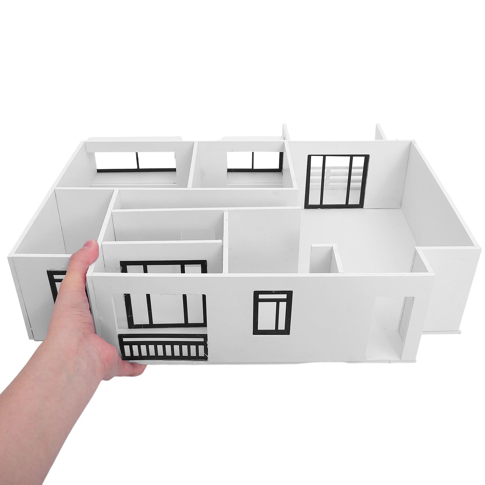 EXAOMBLE 1 Satz Selbstgemacht Wohnungsmodell im Maßstab 1:25 aus Pvc Expansionsplatte und Acryl Umfassendes Architekturmodellbausatz für Modellbau und Kreative Prozesse