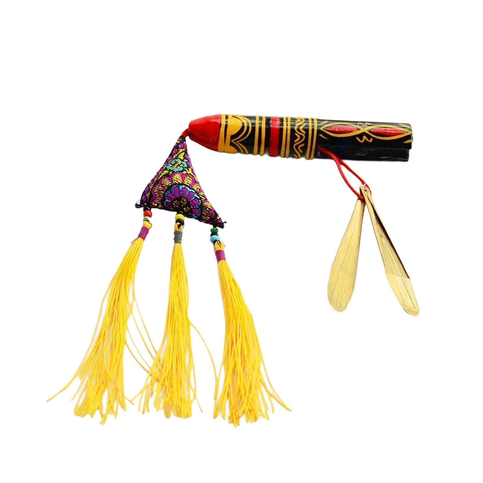 Jaw Harp Arpa Bocca Folk Ottone Strumento Musicale Portatile Melodia Raffinata Adatto per Bambini Adulti Principianti Appassionati Musica, 2 Foglie