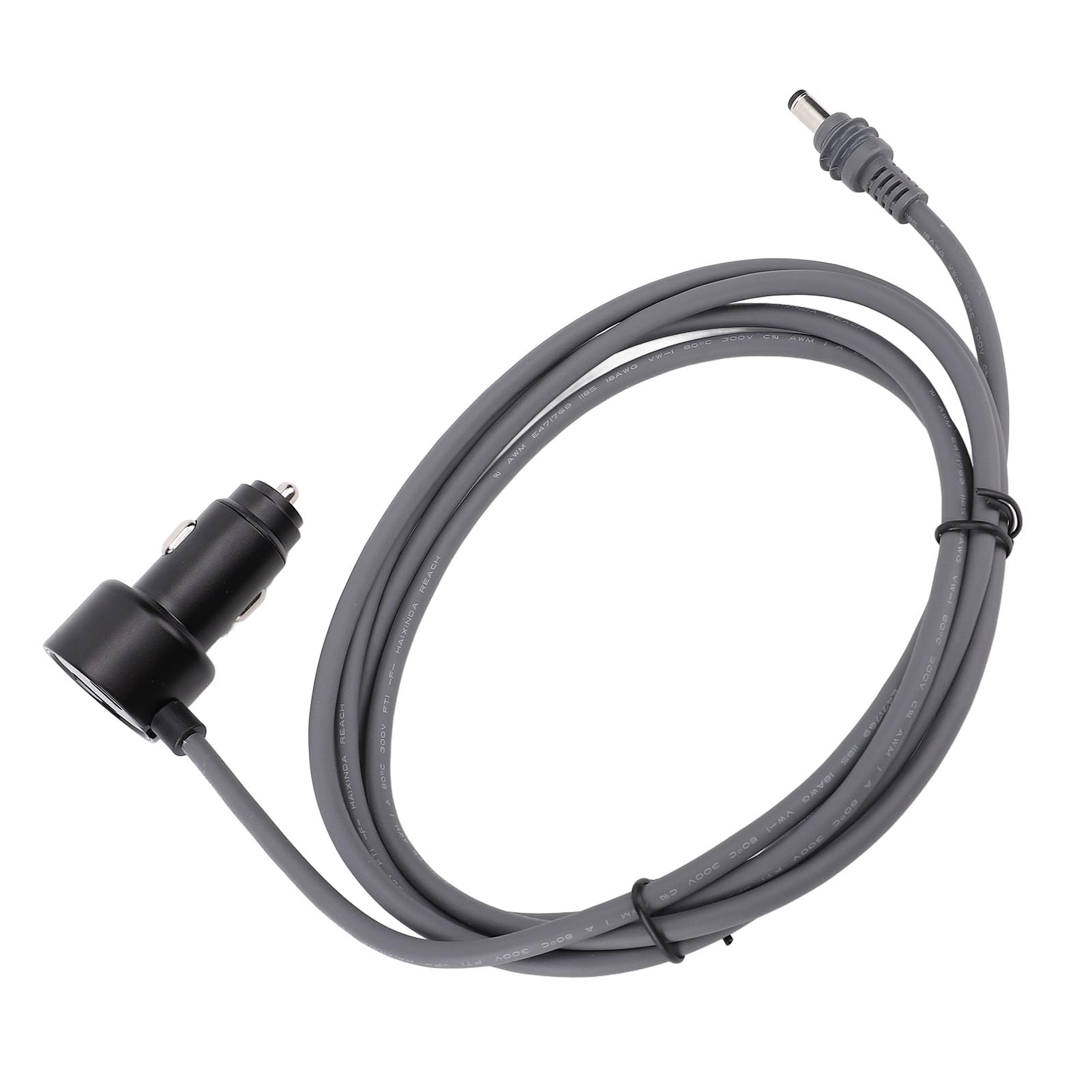 SUNGOOYUE Kabel Zasilający do Zapalniczki Samochodowej 12V 24V DC, Kabel ładowarki Samochodowej 18AWG DC z Wyświetlaczem Cyfrowym, do Samochodu Ciężarowego RV Boat (10 m)